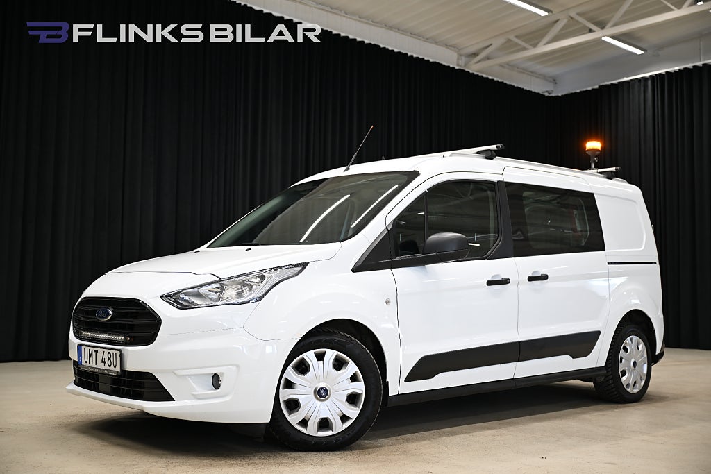 Ford transit Connect L2|Automat|Dubbeldörr|Lågmil|EnÄgare|SeUtr!