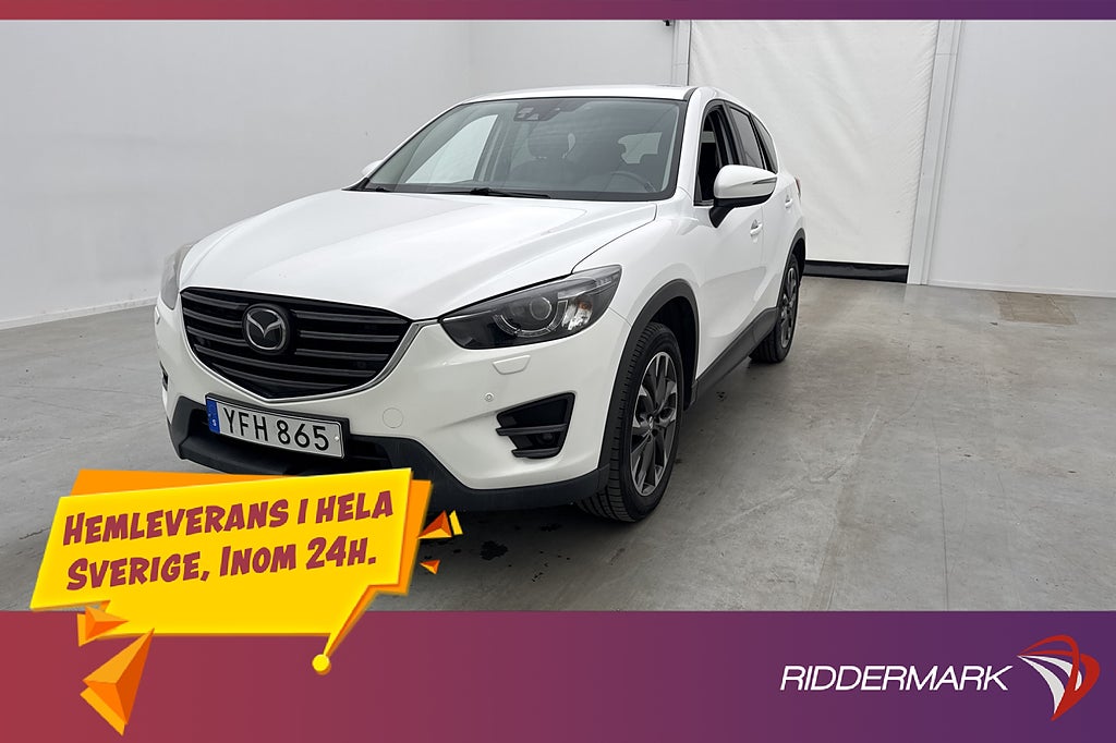 Mazda CX-5 2.5 AWD 192hk Optimum BOSE Kamera Elstol Skinn