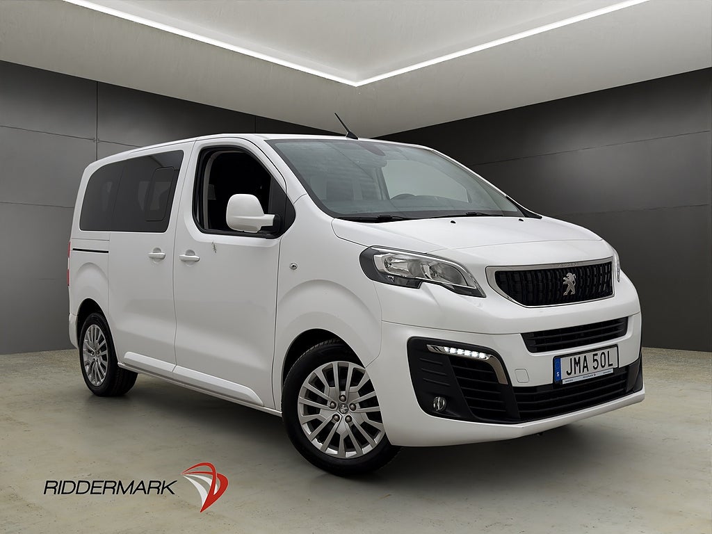 Peugeot Traveller PDC Farthållare CARPLAY 9-Sits Moms 612MIL