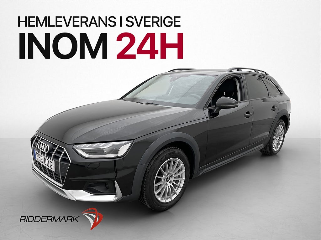 Audi A4 Allroad 40 TDI Drag A-CarPlay Värmare 0.48l/mil