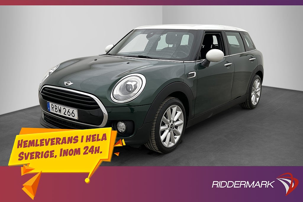MINI Clubman 136hk Pepper Navi Svart Innertak 580kr Skatt