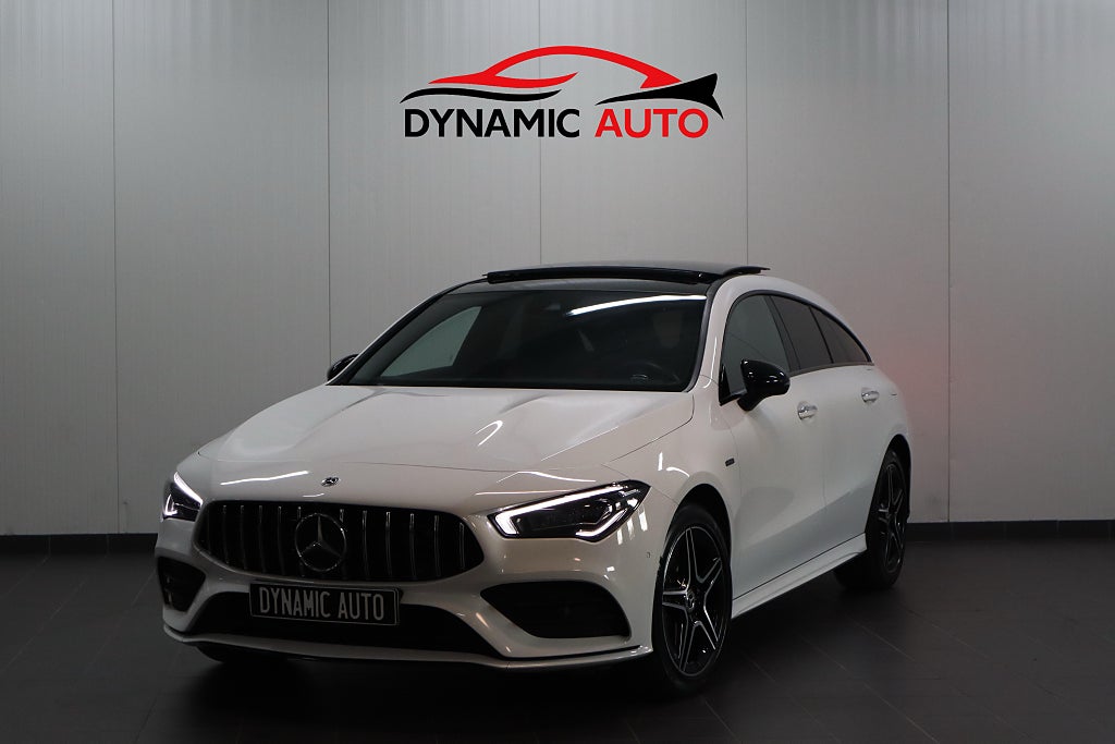 Mercedes-Benz CLA 250 e SB-AMG-218hk-Pano/Drag/Belysning/Värme