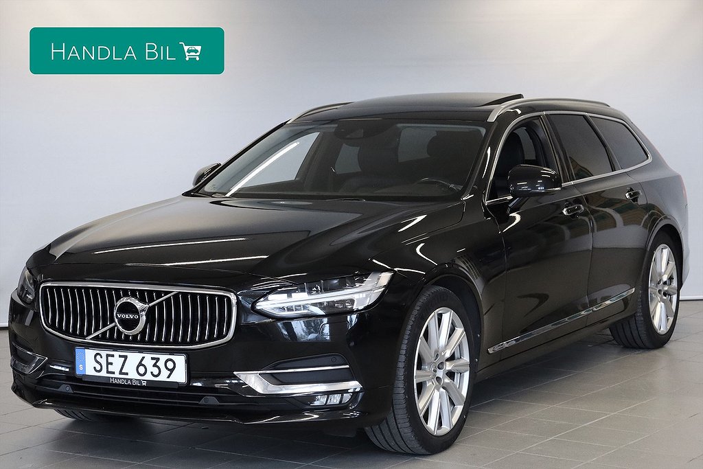 Volvo V90 D5 AWD 235hk Inscription D-värm VOC Drag Pano SoV