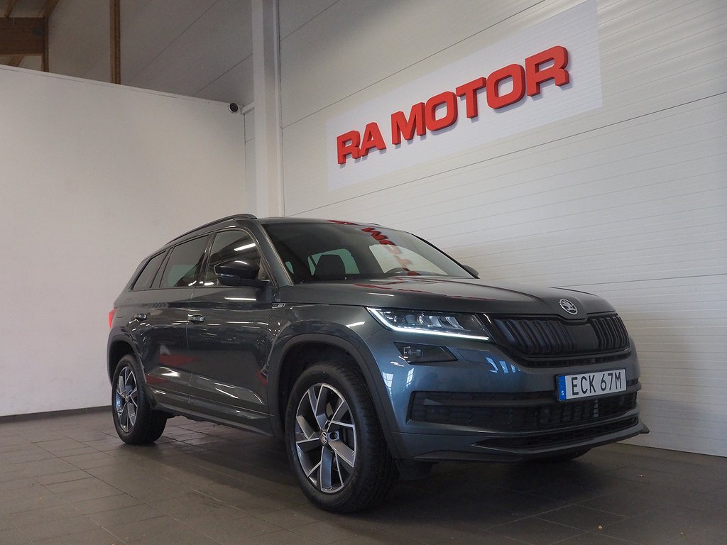 Skoda Kodiaq 2.0 TDI 190hk 4x4 Sportline |Drag|D-värm|Pano| 2020