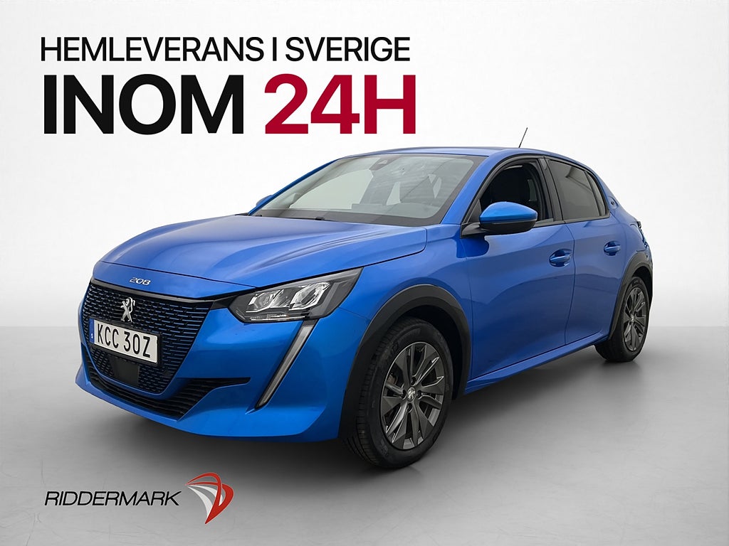 Peugeot E-208 136hk Allure Kamera Halvskinn CarPlay