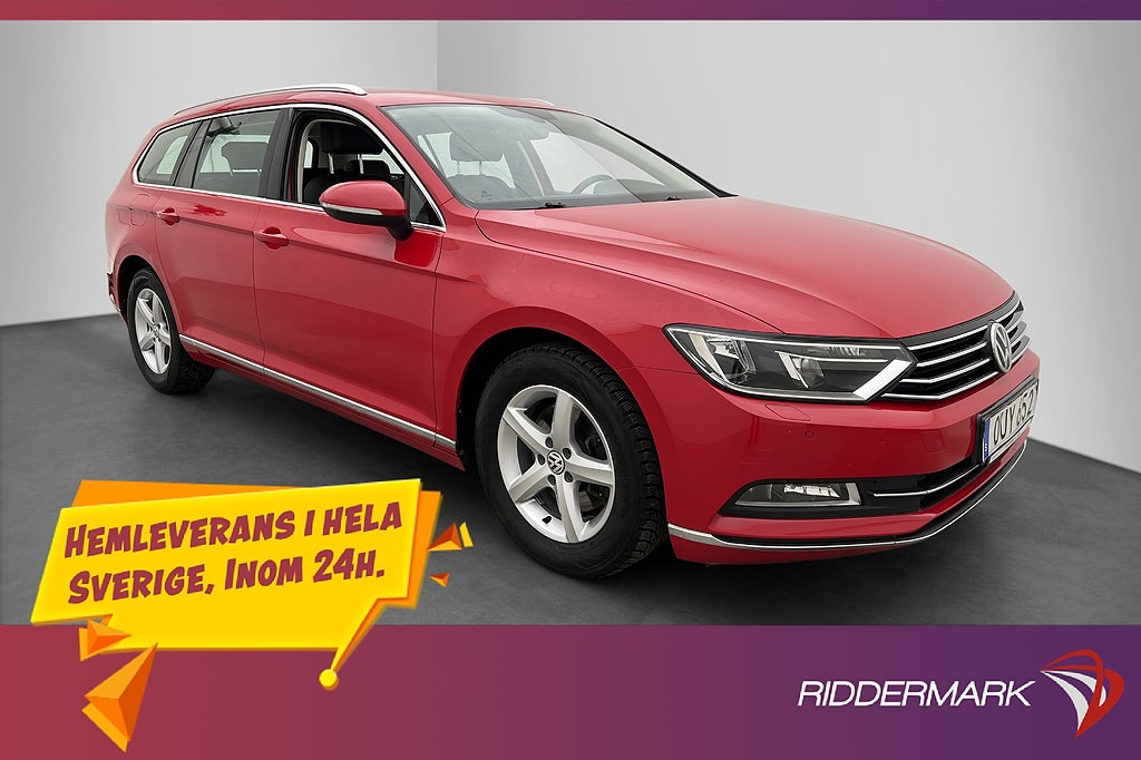 Volkswagen Passat SC 2.0 TDI D-Värm Keyless P-sensorer 190hk