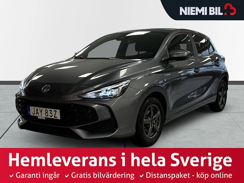 MG 3 Hybrid+ Luxury Rattvärme 360° GPS Pvärm S/V-hjul MOMS