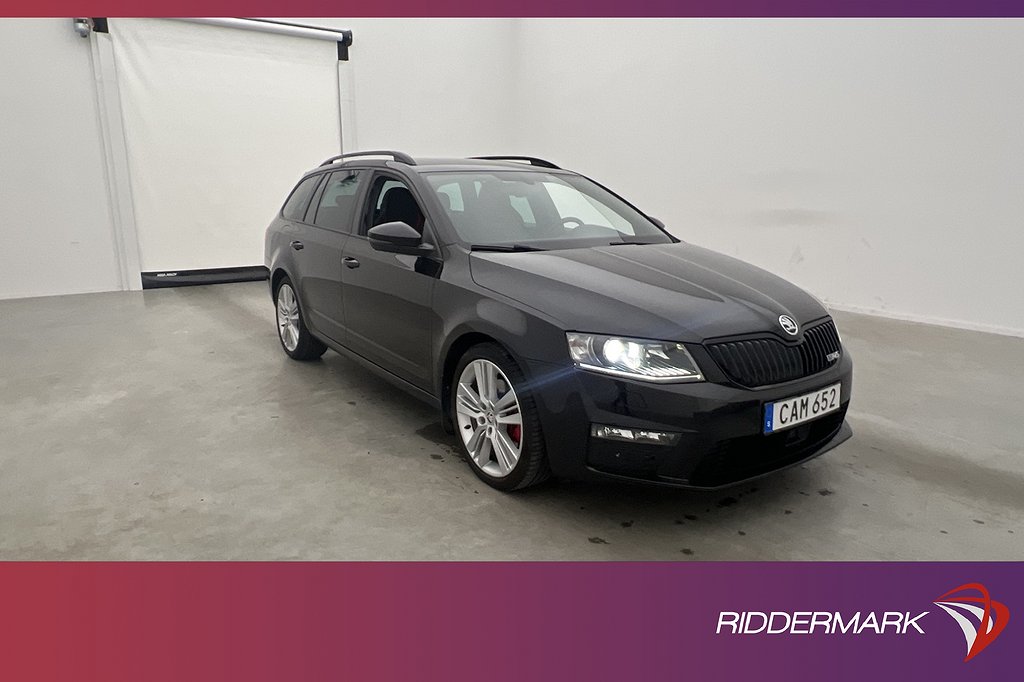 Skoda Octavia Kombi RS 4x4 184hk P-Värm Kamera Canton Drag