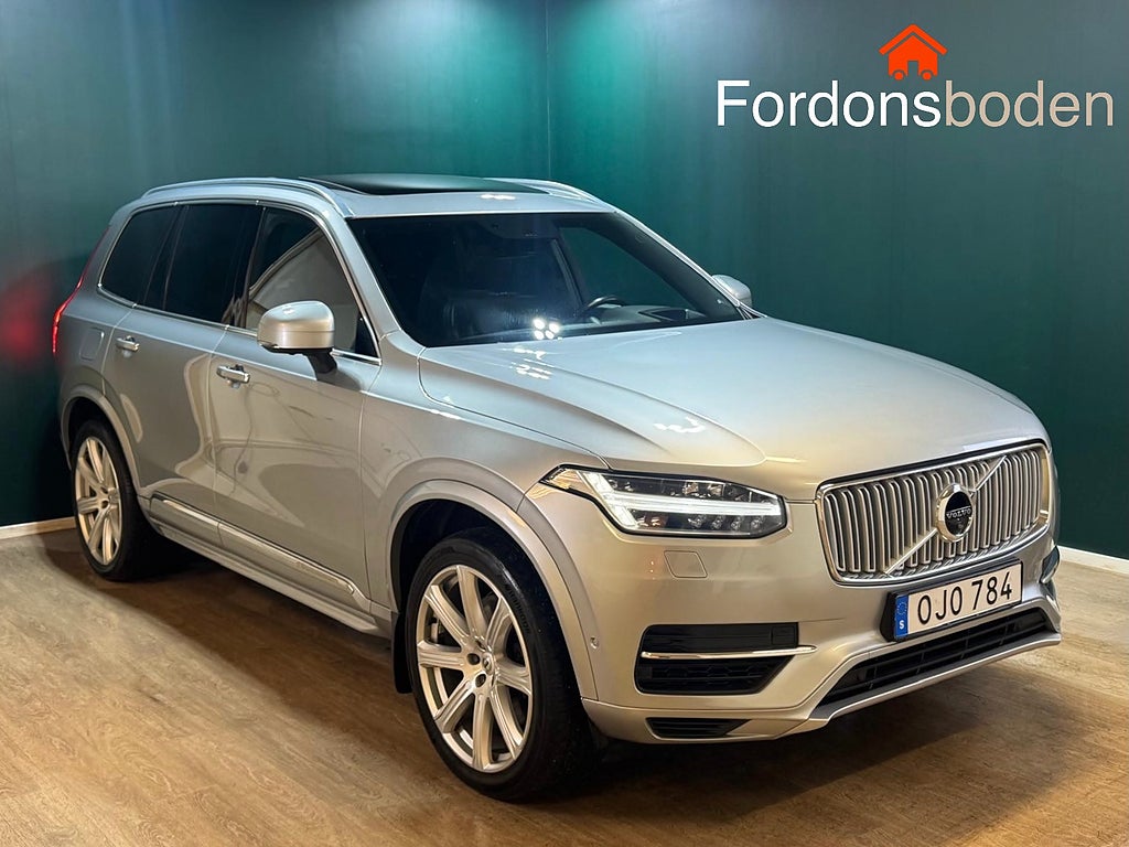 Volvo XC90 T8 TwEn AWD Inscription B&W Pano Drag Värme HuD 7 Sits