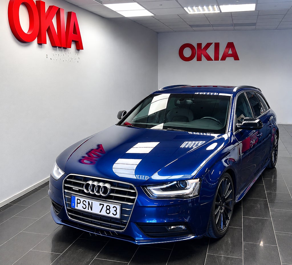 Audi A4 Avant 2.0 TDI quattroS/Alcantara/Drag/kambytt/Lätt sänk