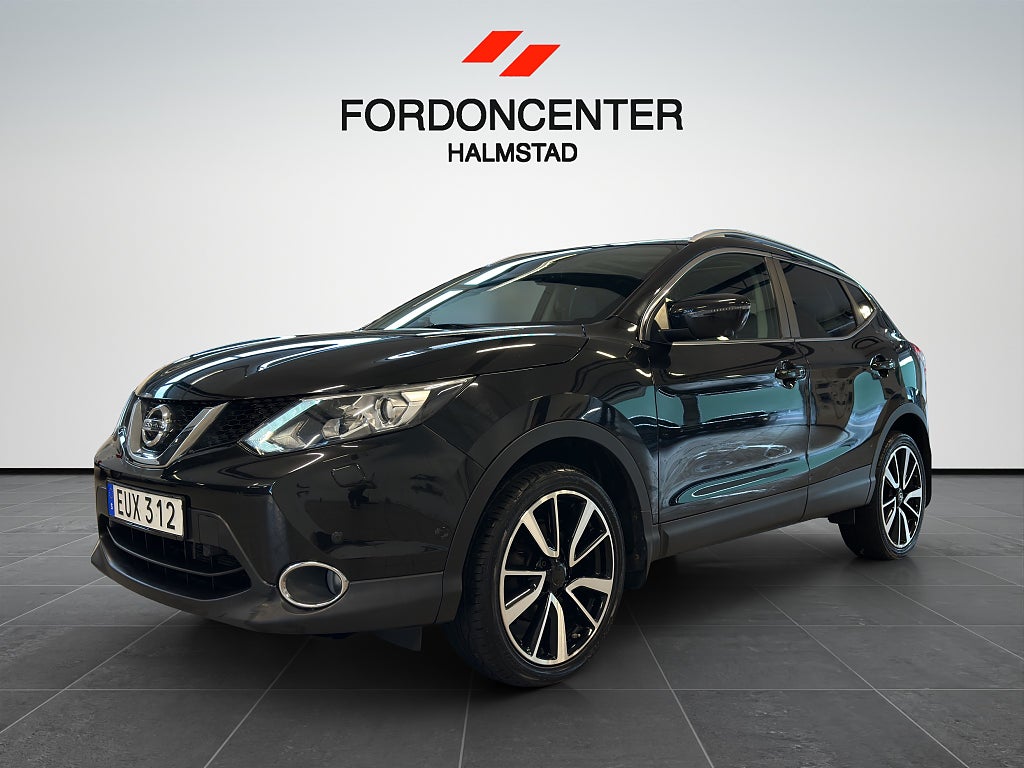 Nissan Qashqai 1.2 DIG-T 115hk Tekna, 1Brukare|Pano|360°|Skinn|*SE UTR