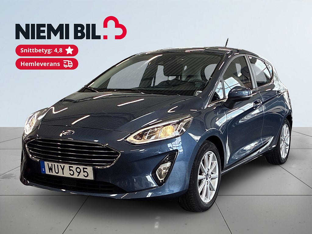 Ford Fiesta 5-dörrar 1.0 EcoBoost Titanium S&V-Hjul/Psens/Adfart/BT