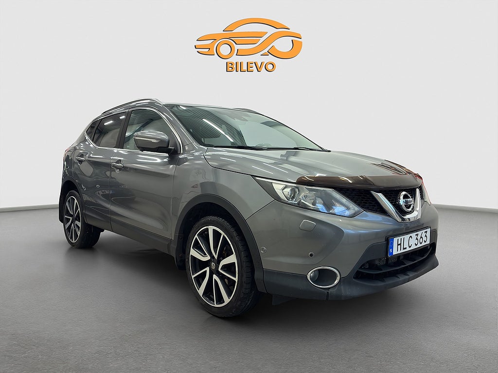 Nissan Qashqai 1.6 dCi 130hk Tekna Pano Skinn 360° Navi Nybes V-Hjul