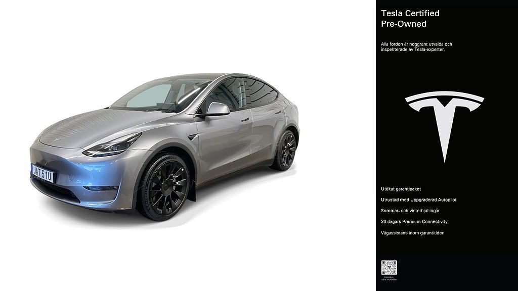 Tesla Model Y Long Range AWD Certified Pre-Owned 3,84% ränta