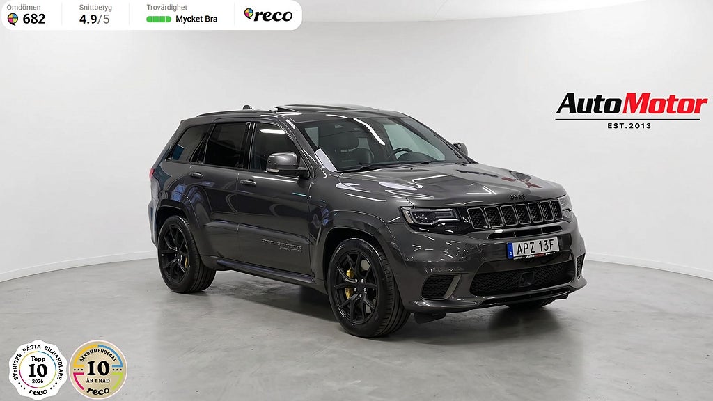 Jeep Grand Cherokee SRT Trackhawk 6.2 V8 4WD 710hk Moms/Leasbar