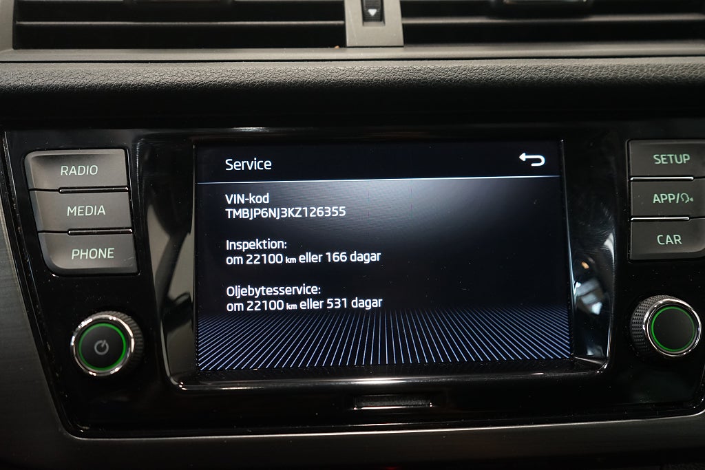 Skoda Fabia Kombi 1.0 TSI Dragkrok Carplay 95hk