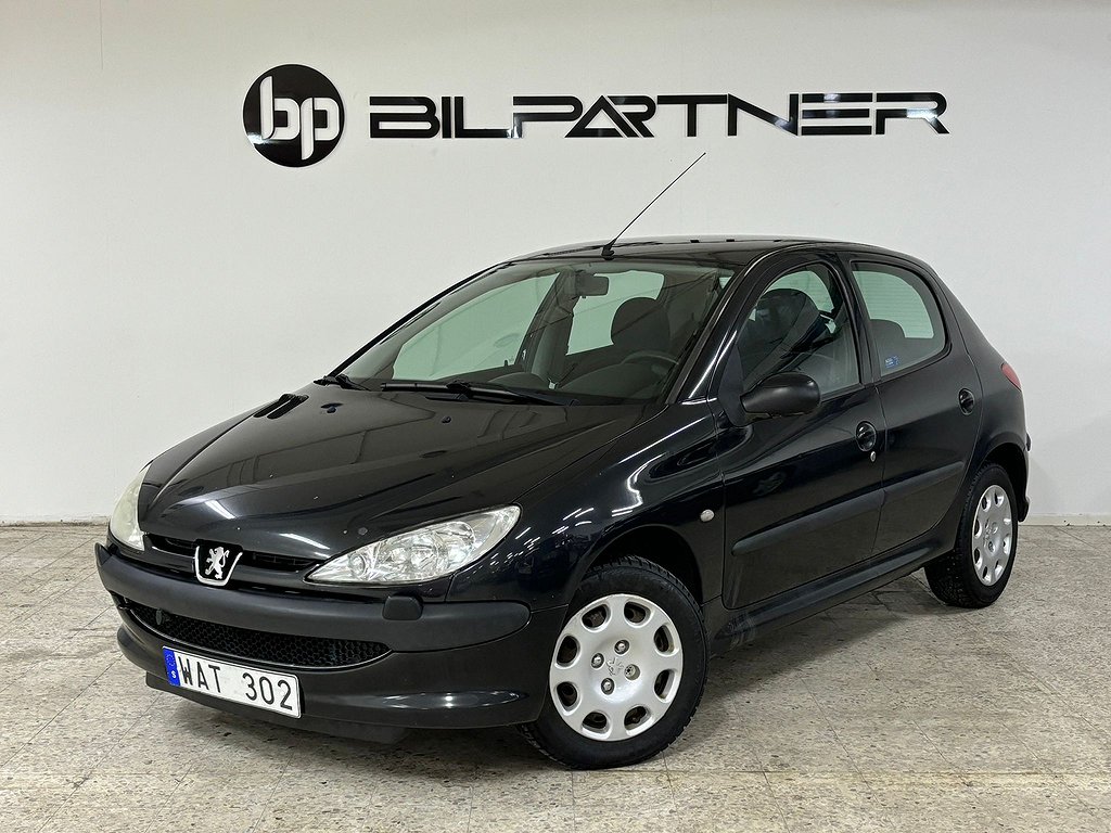 Peugeot 206 5-dörrar 1.6 I Automat I NY BES I 15000mil