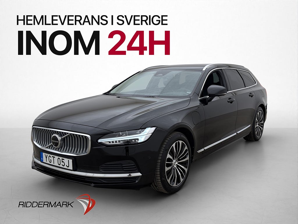 Volvo V90 Recharge T6 AWD 350HK Core 360° Drag Värmare MOMS