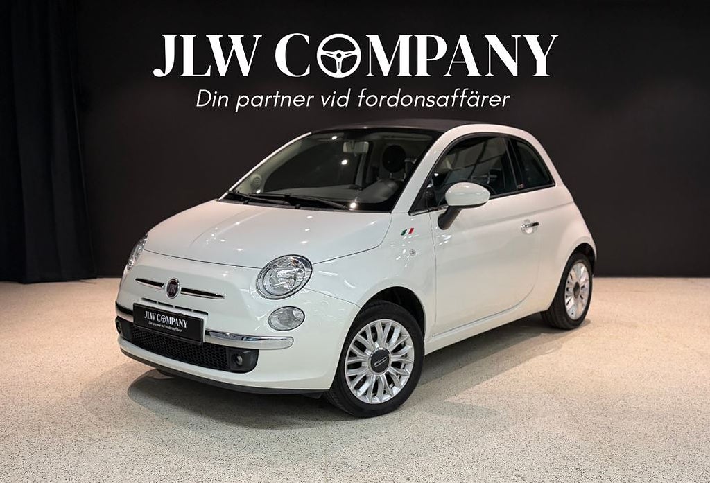 Fiat 500C 1.2 Lounge l Cabriolet l B-sensorer l Kamrem byt