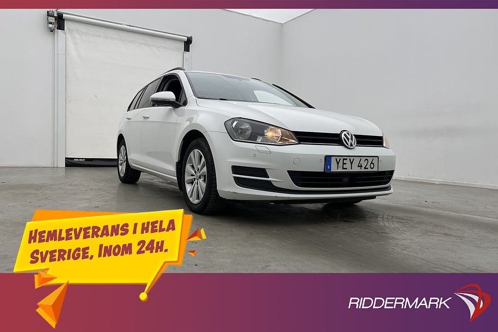 Volkswagen Golf 1.6 TDI Fjärr-Värmare Adapt-fart B-Kamera