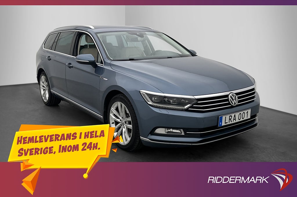 Volkswagen Passat GTS 4M 240hk Cockpit Värmare Skinn Drag