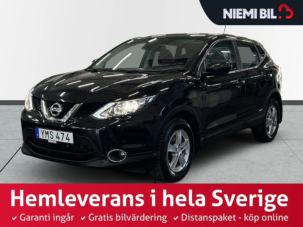 Nissan Qashqai 1.2 DIG-T XTRONIC-CVT S&V-hjul/BT/Navi/Psens/Backkamera