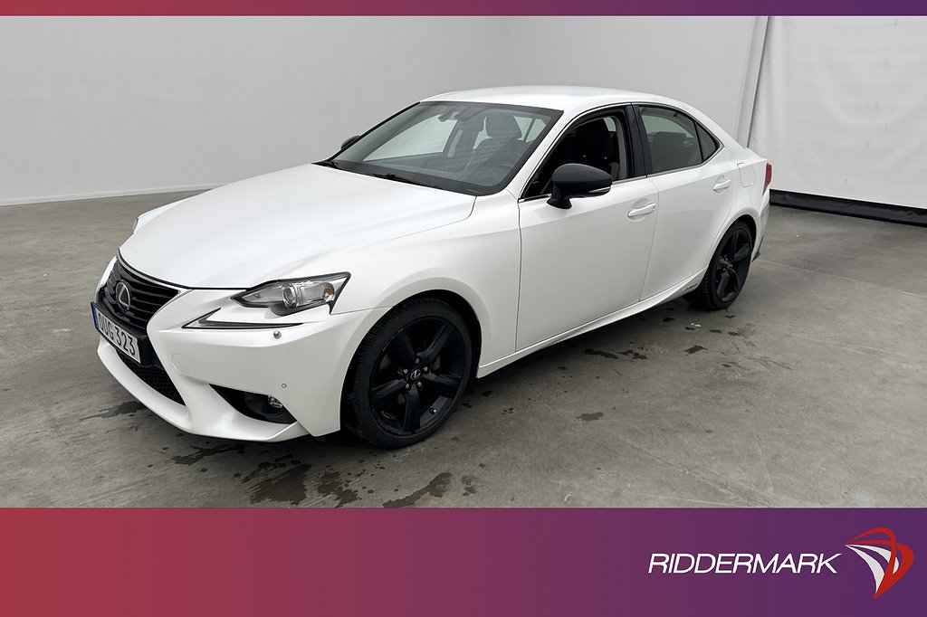 Lexus IS 300h 2.5 CVT 223hk Kamera Rattvärme Halvskinn