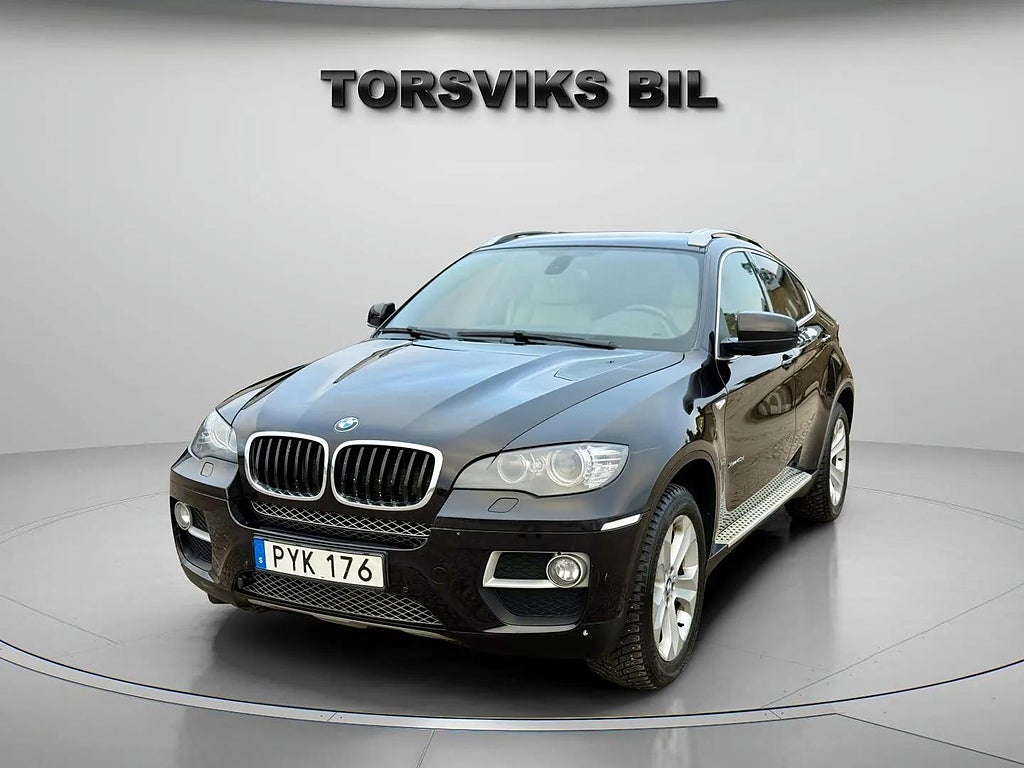 BMW X6 xDrive40d Steptronic Dieselvärmare Skinn Navi Backkamera  - miniatyr 2