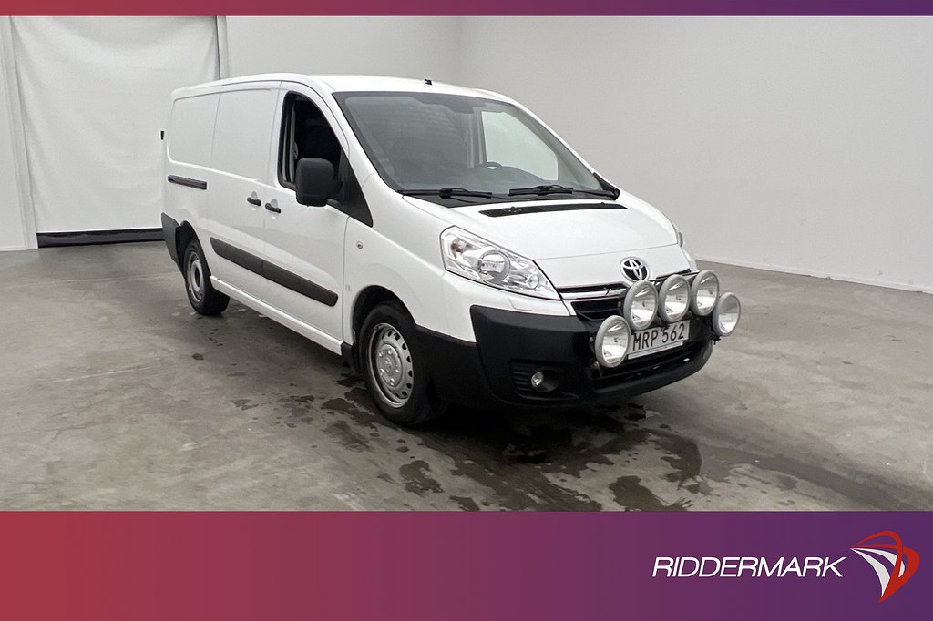 Toyota ProAce L2 2.0D M/K-Värmare 3-Sits Farthållare 2xDörr