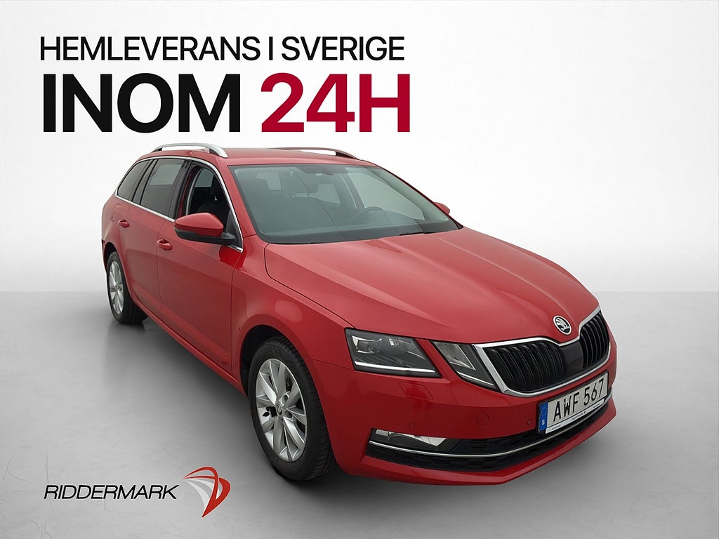 Skoda Octavia 1.5 TSI 150hk Värmare Canton Kamera Drag