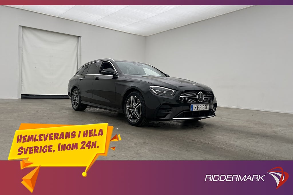 Mercedes-Benz E 300 T de 306hk AMG Pano Burmester 360° MOMS