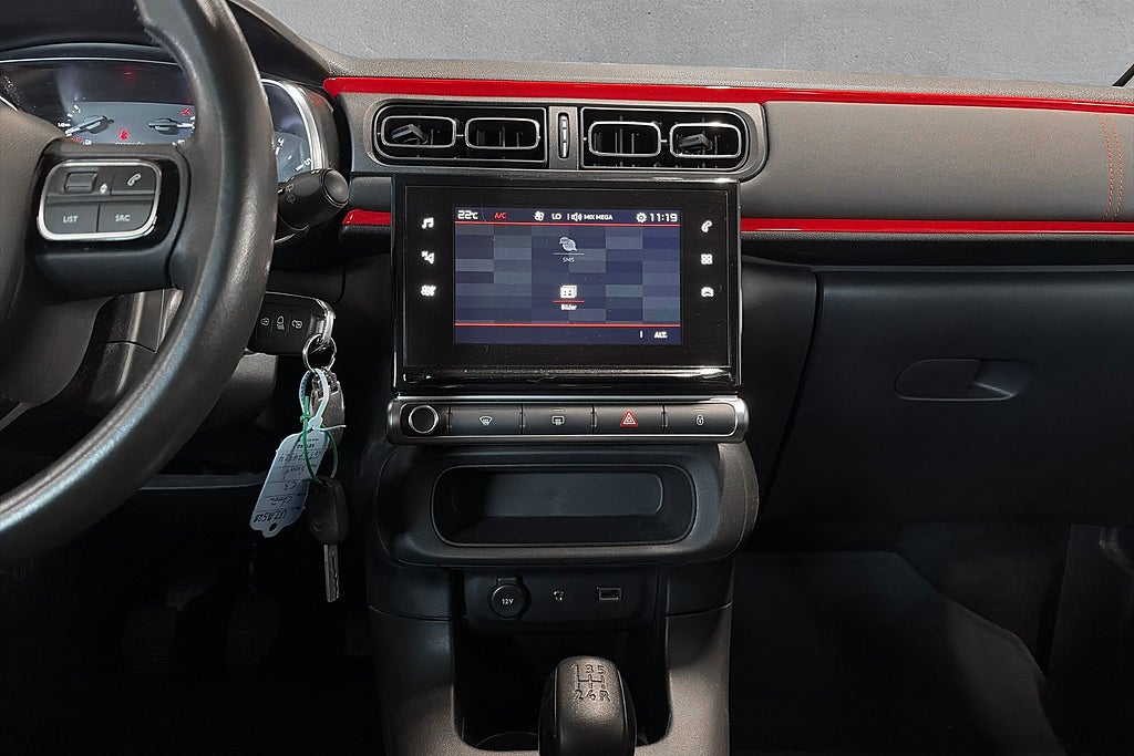 Citroën C3 1.2 PureTech 82, 2-ägare Levereras Nybesiktigad