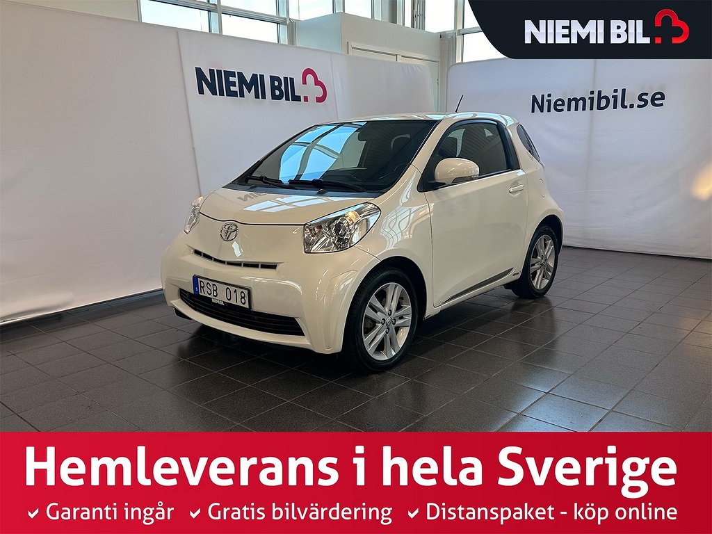 Toyota iQ 1.33 Dual VVT-i Super CVT SoV/Motorvärmare