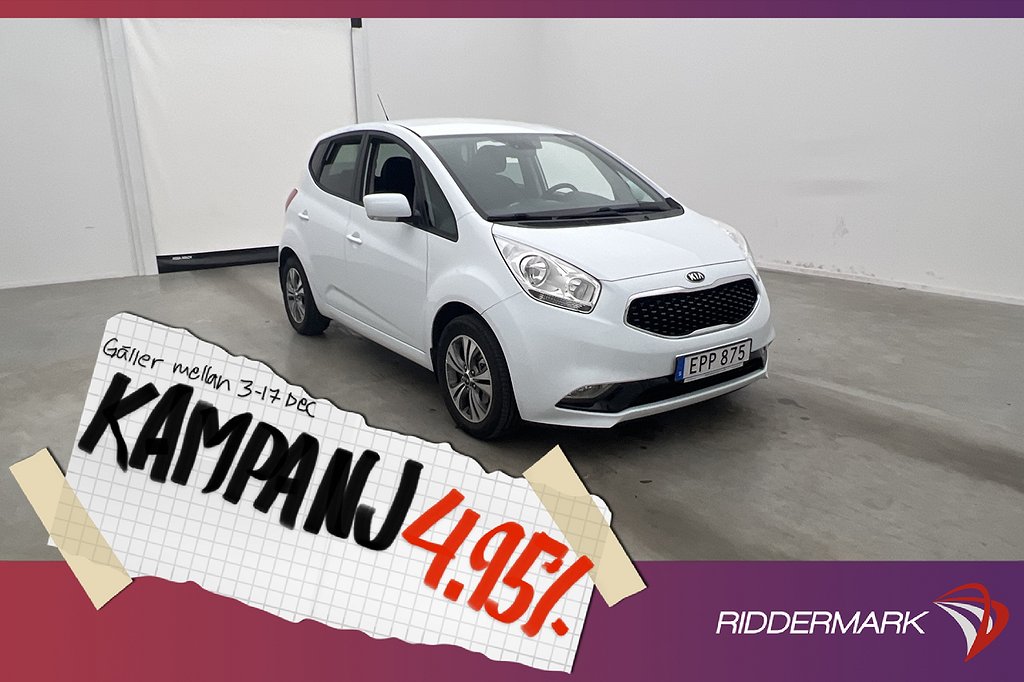 Kia Venga 1.4 CRDi 90hk Comfort Rattvärme S 4,95% Ränta