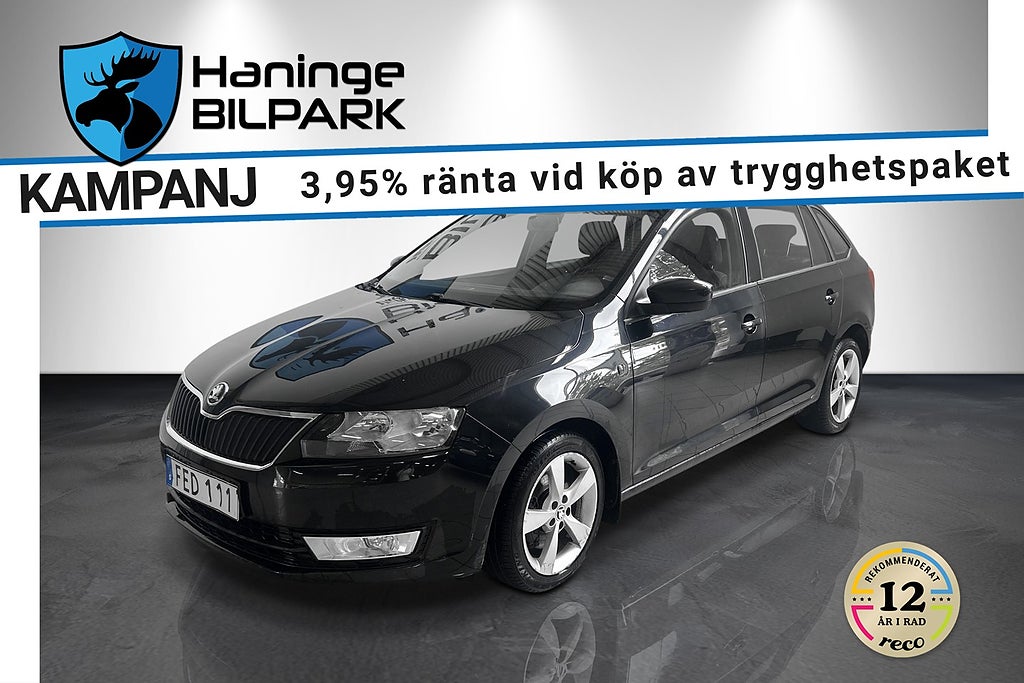 Skoda Rapid Spaceback 1.2 TSI PLUS SUPERDEAL 3.95% PDC / KAMKEDJA