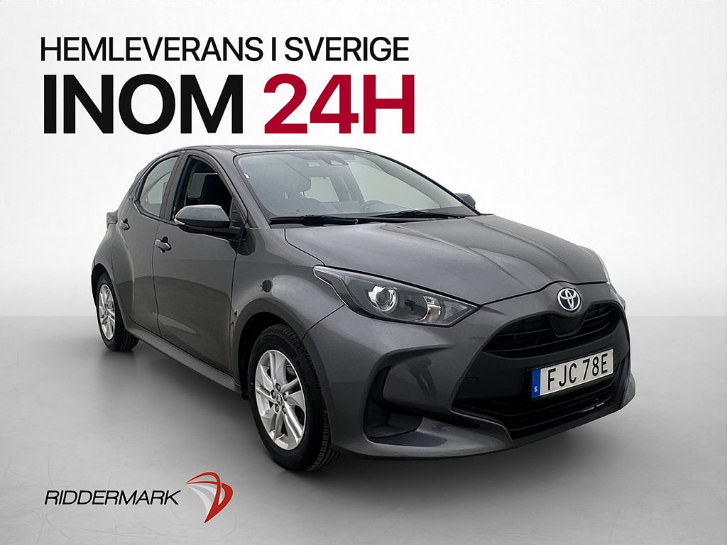 Toyota Yaris Hybrid 116hk Active Kamera CarPlay Adaptiv-fart