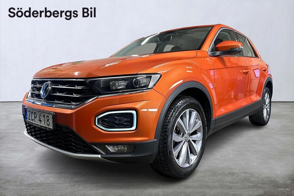 Volkswagen T-Roc 1.0 TSI Dragkrok LED strålkastare Rattvärme 116hk