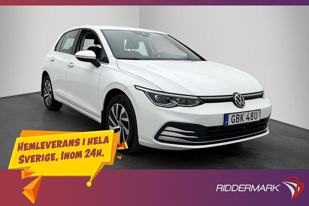 Volkswagen Golf EHybrid 204hk Cockpit P-Värmare Kamera Drag