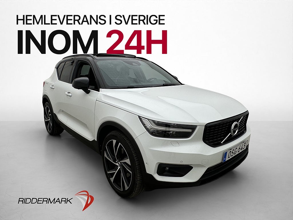 Volvo XC40 T5 AWD R-Design VOC Pano H/K P-Värmare 360°