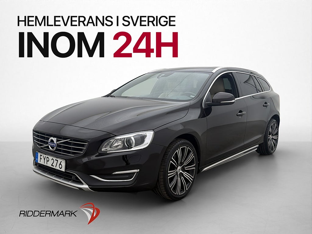 Volvo V60 D4 190hk Summum Taklucka Navigator Sensorer Skinn