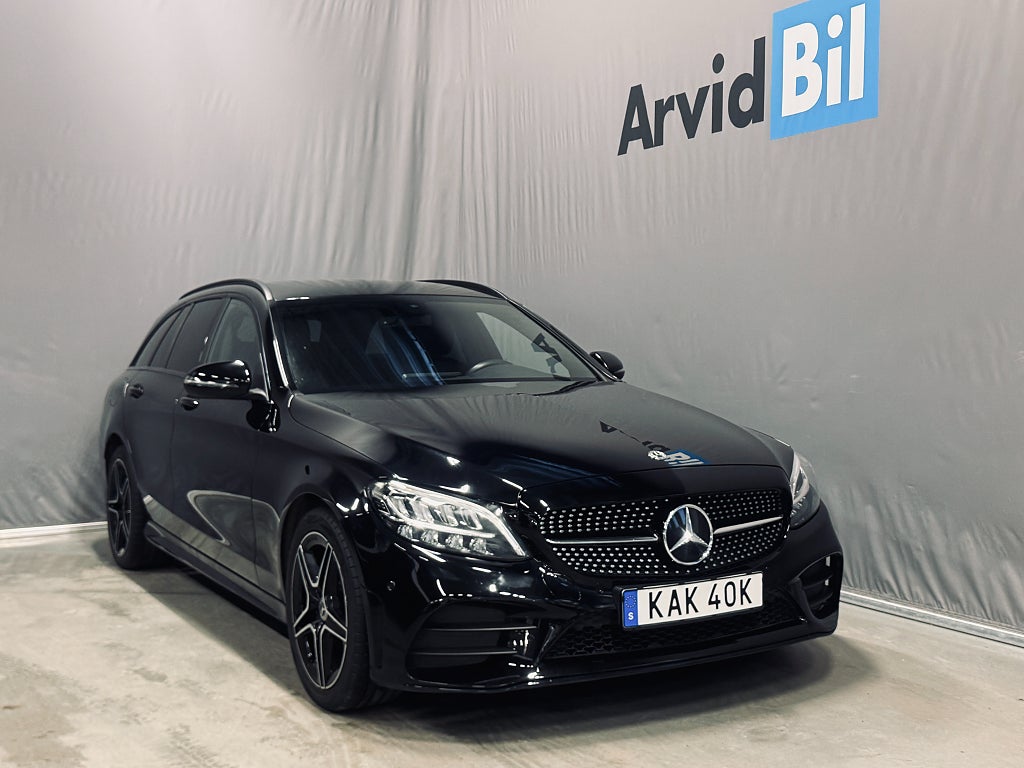 Mercedes-Benz C 220 T d 4M AMG Värmare Kamera Night Navi Drag PDC 