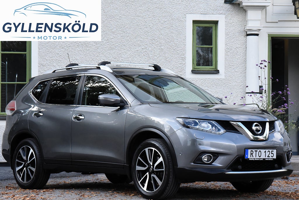 Nissan X-Trail 7-sits 1.6 130hk | Panorama Dragkrok Värmare Kamera 