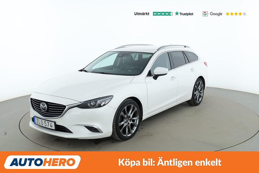 Mazda 6 2.2 SKYACTIV-D AWD / Dragkrok, Backkamera, BOSE