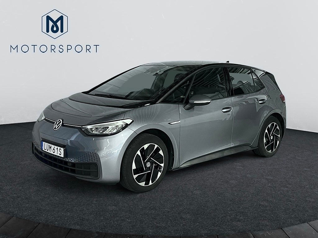 Volkswagen ID.3 Pro Performance Life Adaptiv Farth P-sensorer Carplay