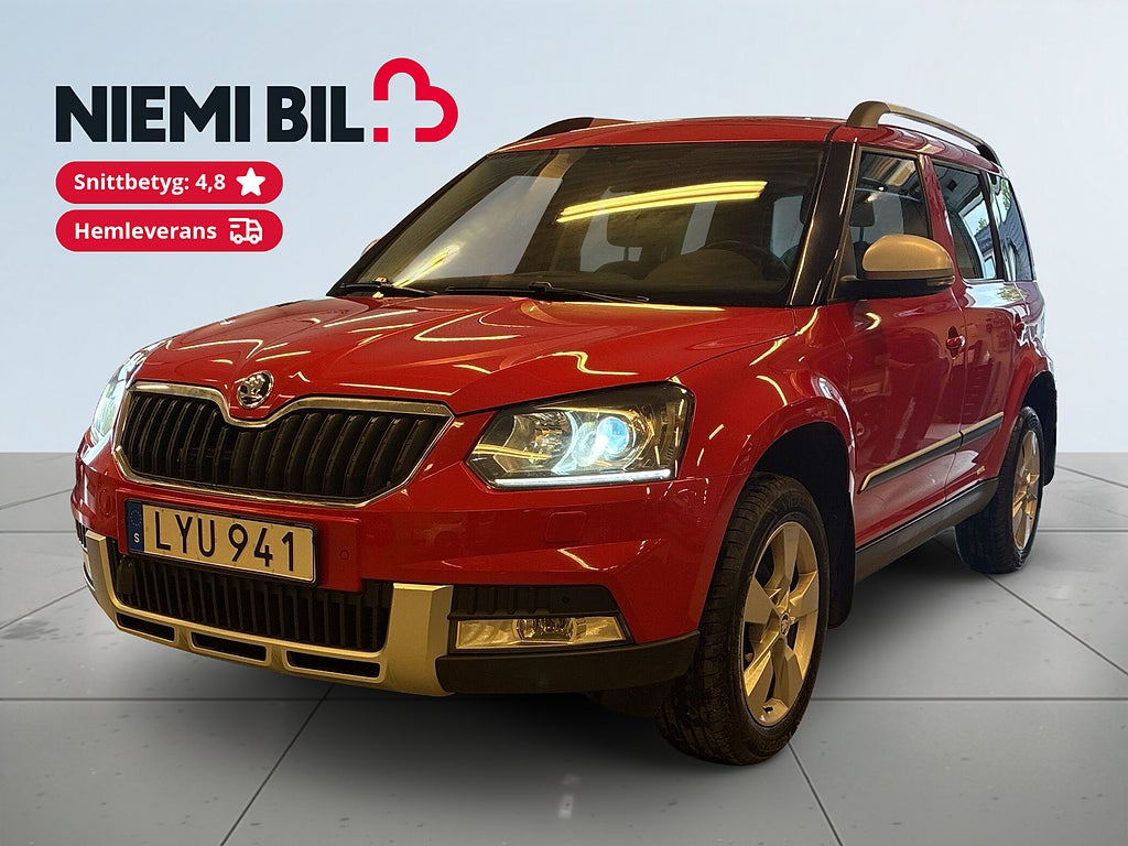 Skoda Yeti Outdoor 2.0 TDI 4x4/Drag/MoK/S&V-Däck/D-Värm/B-Kamera