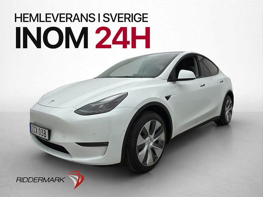 Tesla Model Y Long Range AWD MOMS En-brukare Autopilot Skinn