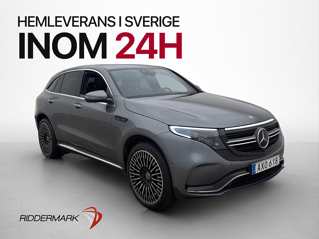 Mercedes-Benz EQC 400 4M 408hk AMG Pano Burmester 360° Drag
