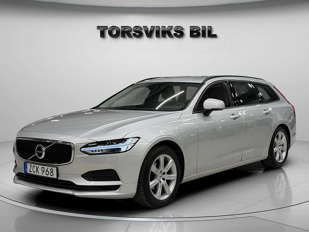 Volvo V90 D4 Geartronic Kinetic 190hk Navi Drag VOC 2 Ägare