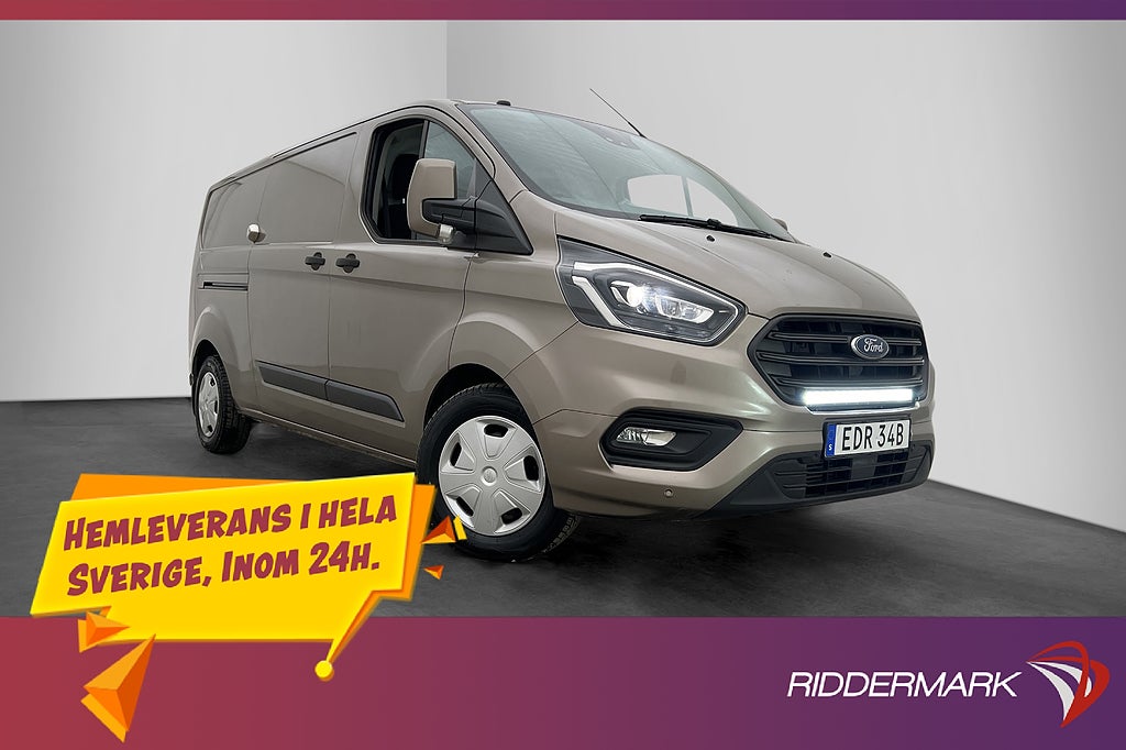 Ford transit-custom L2 Ny-Kamrem Värm 2xDörr Drag B-Kam Moms