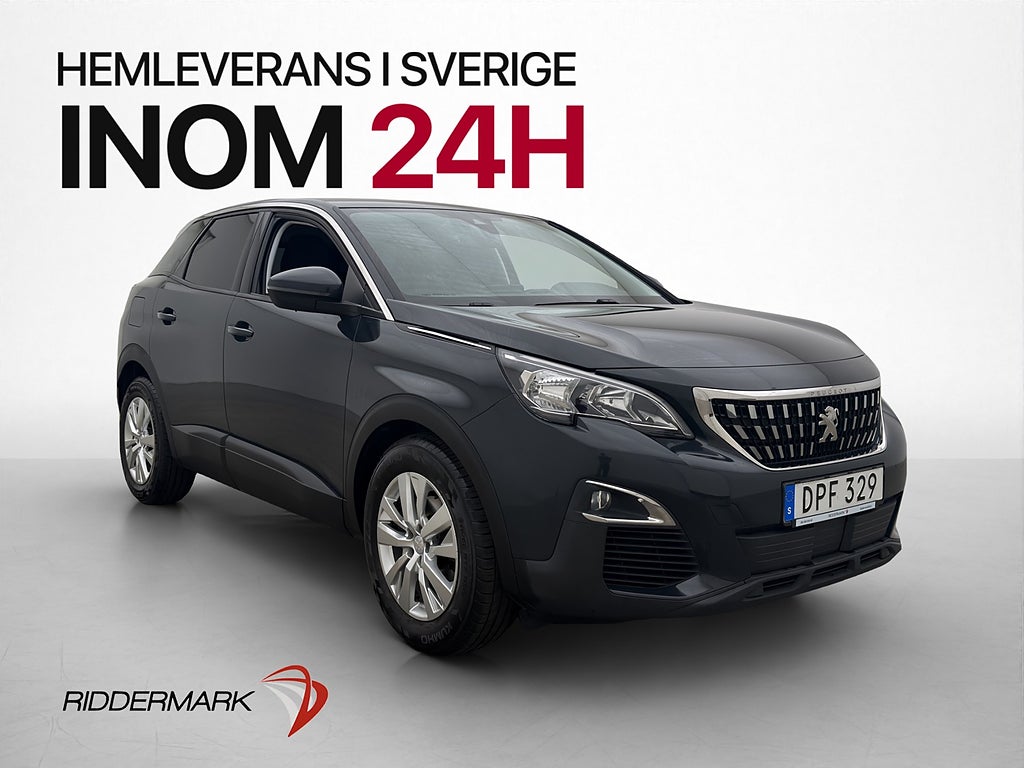 Peugeot 3008 1.2 Active Sensorer  Farthållare 0.51 l/mil